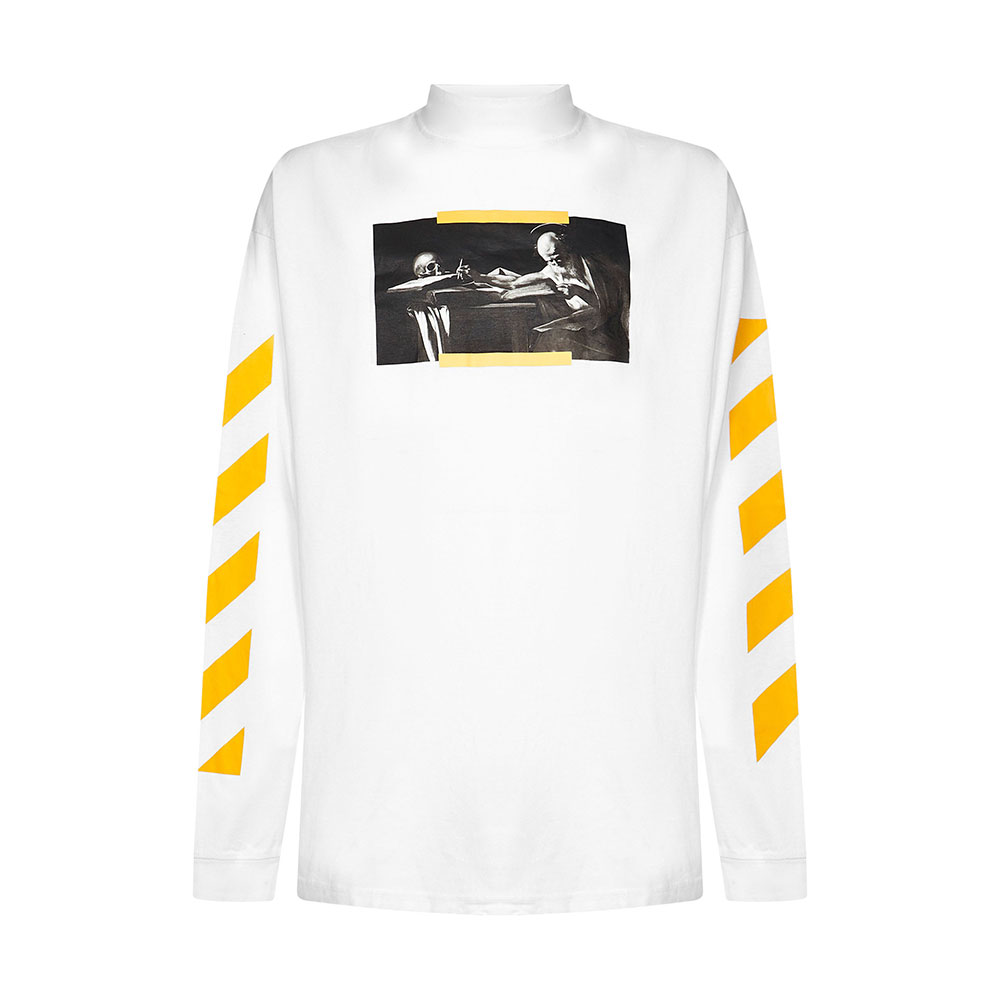 당일출고 하이윈썸 오프화이트 카라바지오 스웨트셔츠