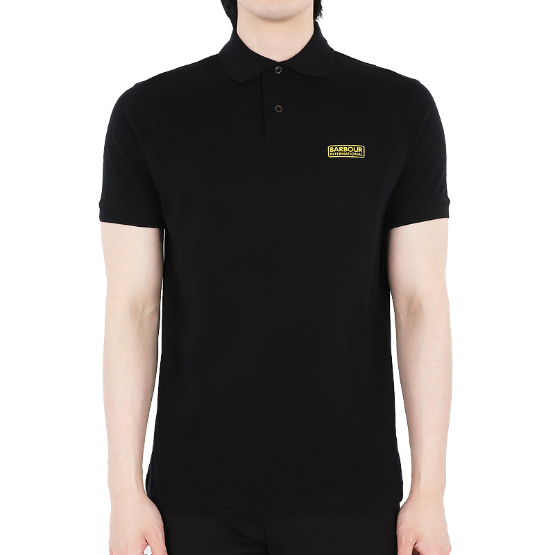 디몬트 23 S/S 바버 남성 인터내셔널 에센셜 로고 PK 반팔(블랙) MML0914 MML BK31