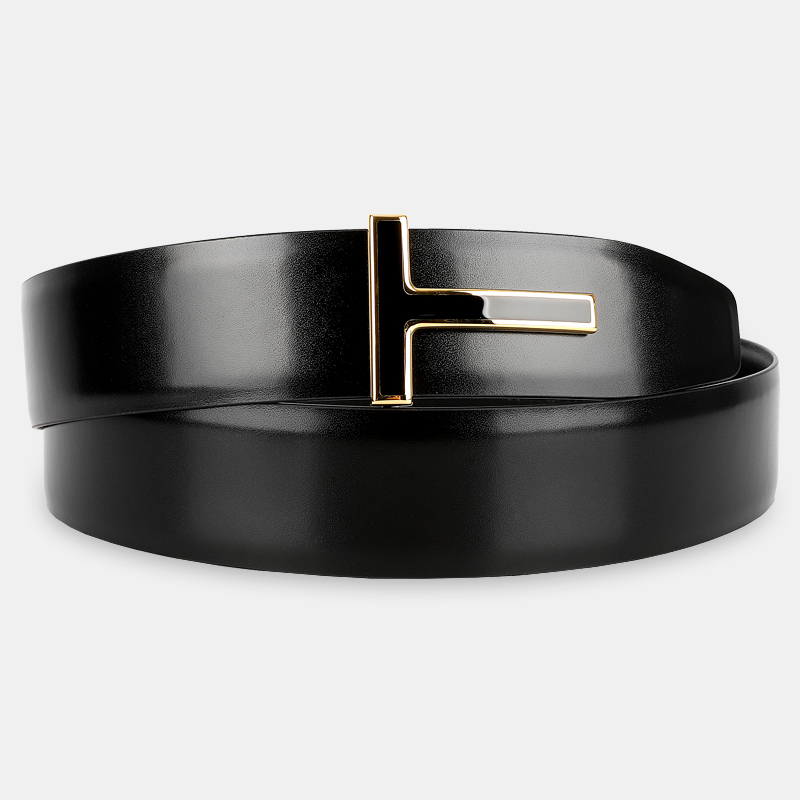 디몬트 22 F/W 톰포드 골드 T버클 에나멜 벨트(블랙) TB247T LCL052 U9000