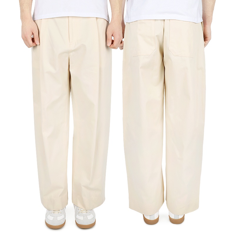 디몬트 23 S/S 스튜디오니콜슨 남성 소르테 크롭 팬츠(크림) SORTE SNM 351 PEACHED LINEN