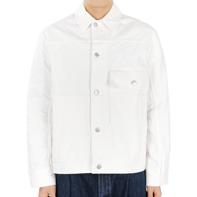 디몬트 23 S/S 스튜디오니콜슨 남성 라자르 워시드 데님 자켓(아이보리) LAZAR SNM 840 IVORY