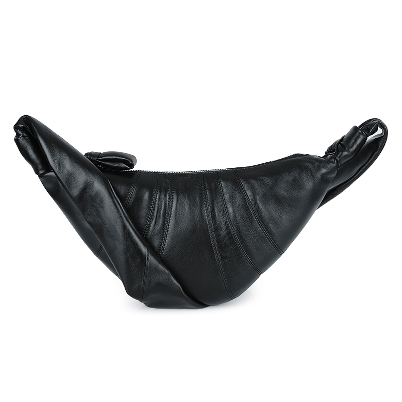 디몬트 24 S/S 르메르 나파 레더 크루아상 스몰 범백(블랙) BG0003 LL095 BK999