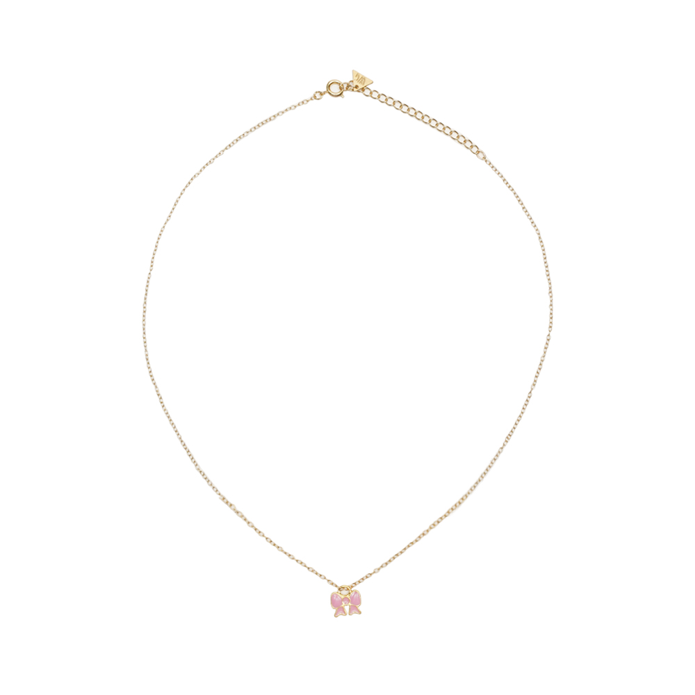 윌헬미나 가르시아 MINNIE PETITE BOW NECKLACE / SS22011-PINK
