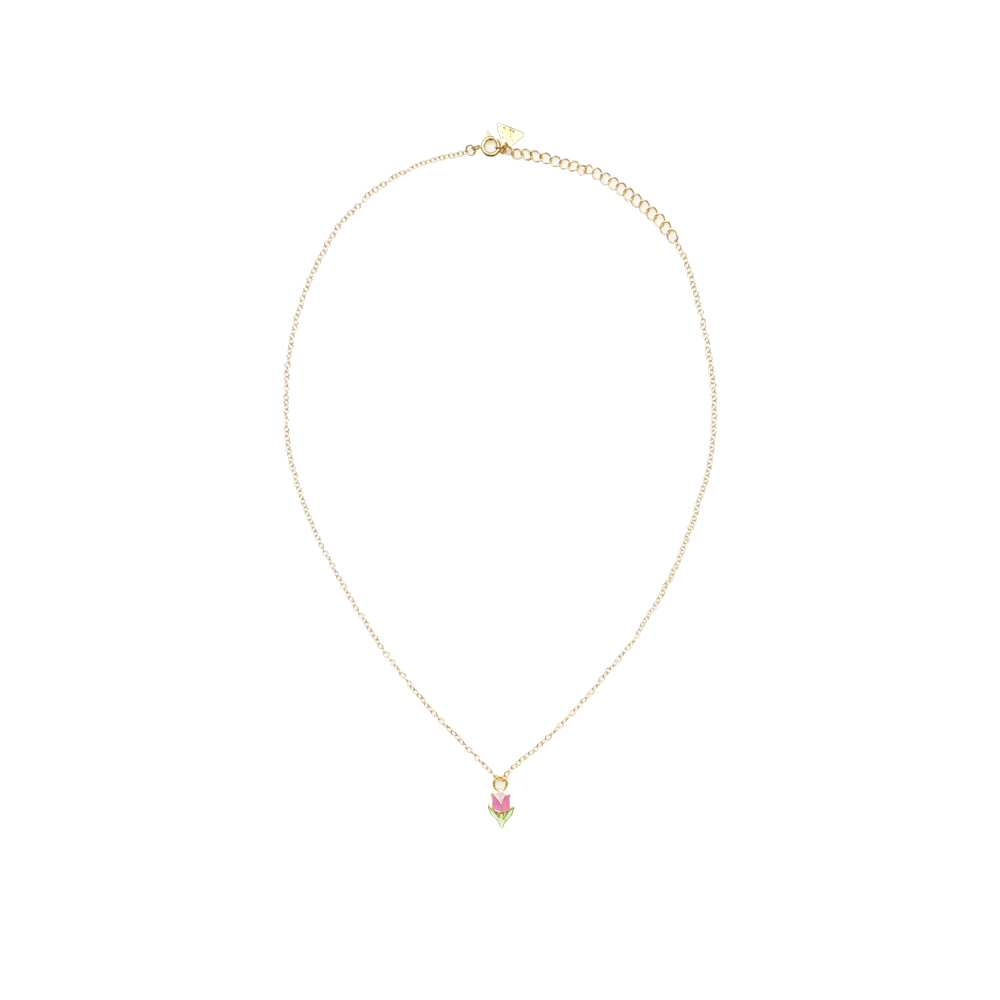 윌헬미나 가르시아 TINY CHARMS ON SKINNY CHAIN/ BLM039-PINK TULIP