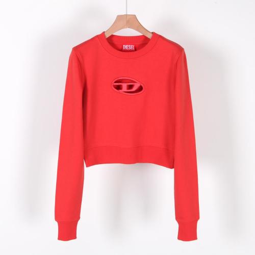 [클로딩캡슐] 23FW F-Slimmy-Od 크롭 로고 맨투맨 레드 A09931