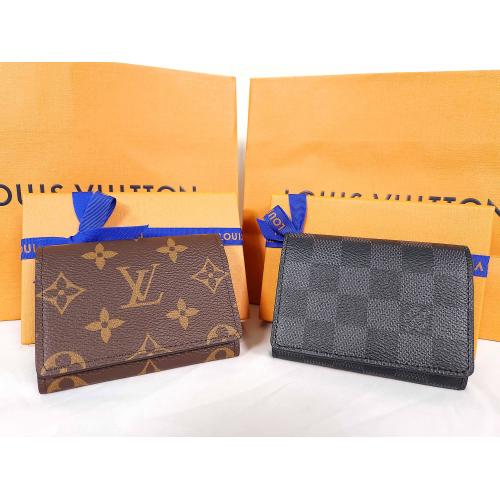 [국내배송] 쇼핑백 풀셋 루이비통 엔벨로프 카르트 카드지갑 M63801 N63338