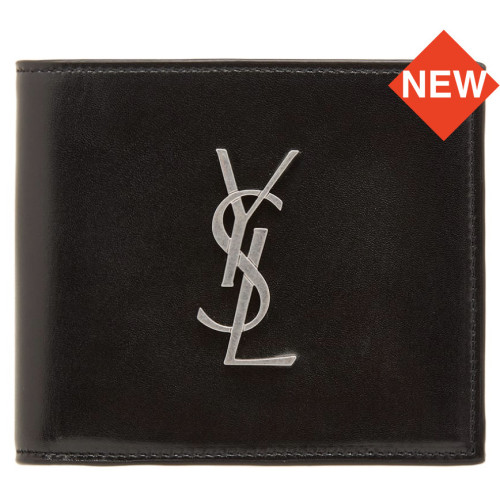 [벨이탈리아] 당일발송 생로랑4532760SX0E스틸 로고 반지갑