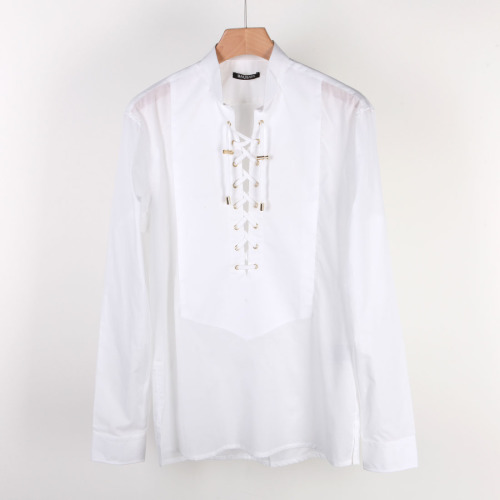 [클로딩캡슐] 슈스트링 셔츠 화이트 1019T050 100