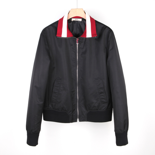 [클로딩캡슐] 카라삼선 바람막이 블랙 M3BA178F9S080