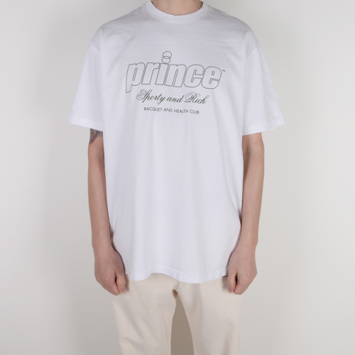 [하자세일] 남여공용 프린스 헬스 라운드 화이트 TS512WH