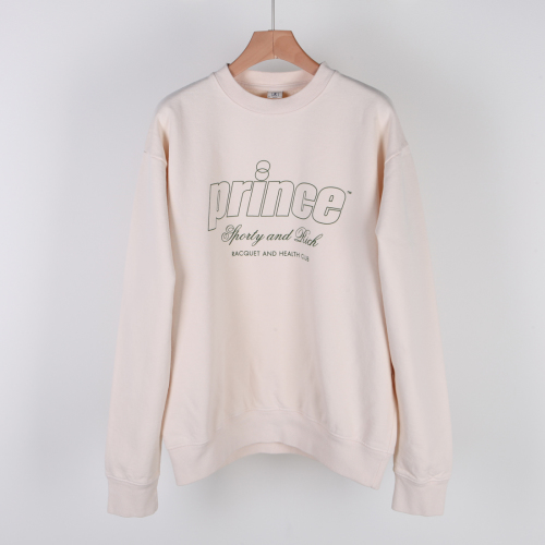 [클로딩캡슐] 공용 프린스 헬스 맨투맨 아이보리 CR513CR