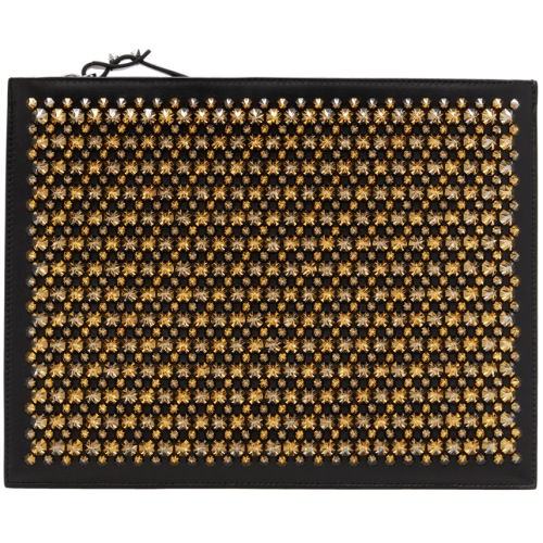 21FW 크리스찬루부텡 클러치 Gold/ black multi 175561 1215163 M039