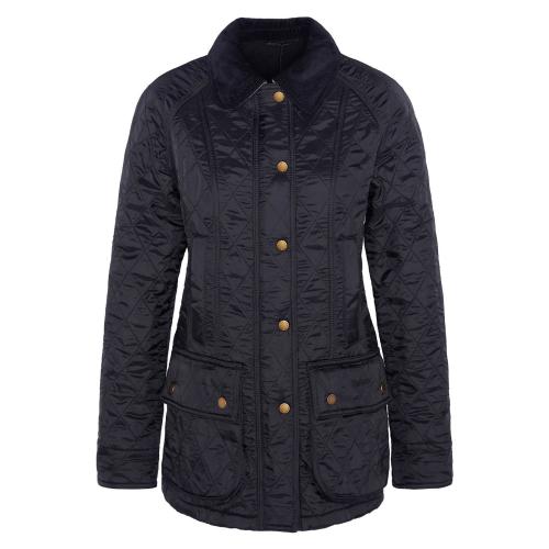 [당일배송]위너스애비뉴 바버 ZoZ 비드넬 폴라퀼트 자켓 블랙 LQU0471BK91