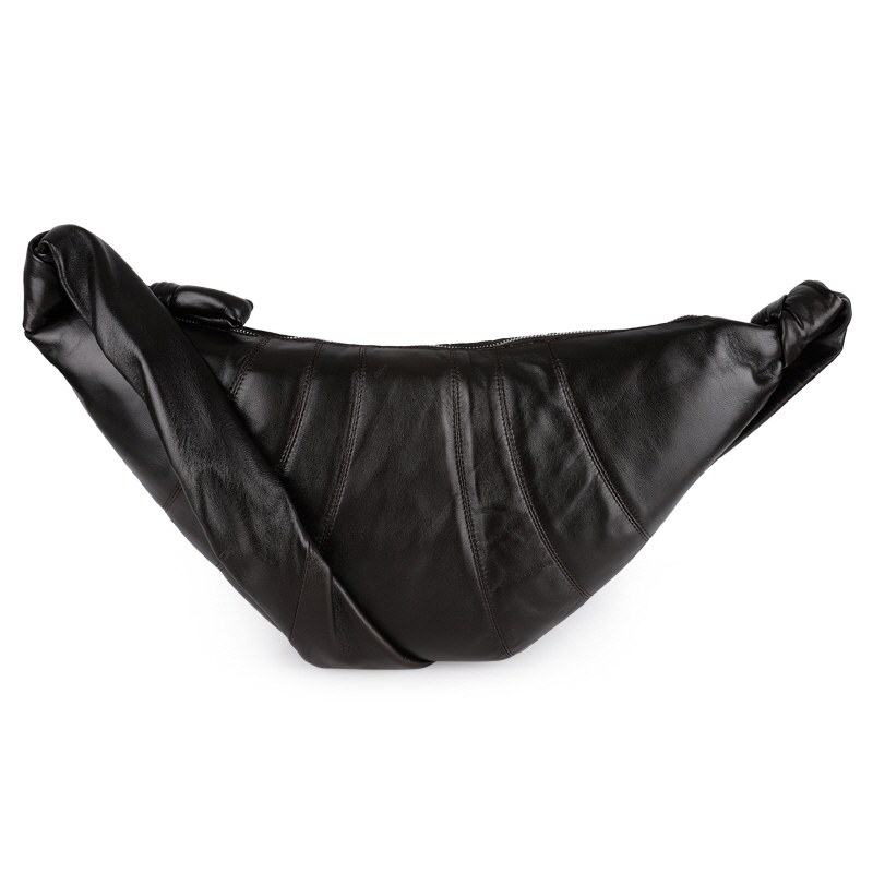 디몬트 24 S/S 르메르 미디움 크루아상 레더 숄더백(다크초콜렛) BG0001 LL095 BR490