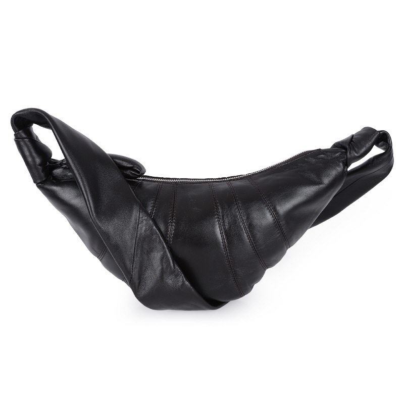 디몬트 24 S/S 르메르 나파 레더 크루아상 스몰 범백(다크초콜렛) BG0003 LL095 BR490