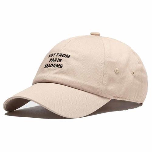 23SS 당일 드롤드무슈 슬로건 캡 베이지 PERM-PCAP2