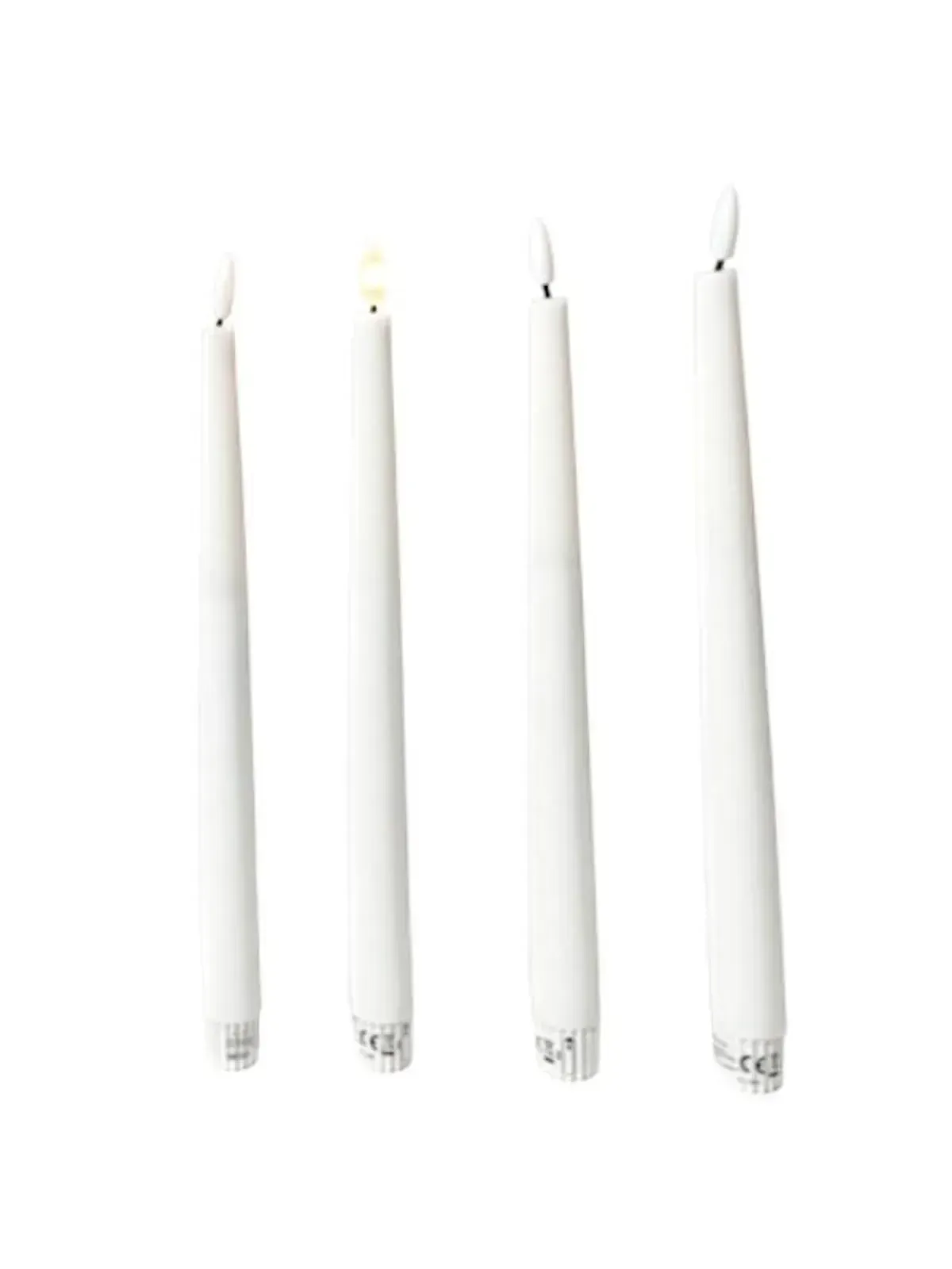 스칸디 에센셜 브라이트 LED 캔들 28.5 cm 4개 세트 509370-01 WHITE