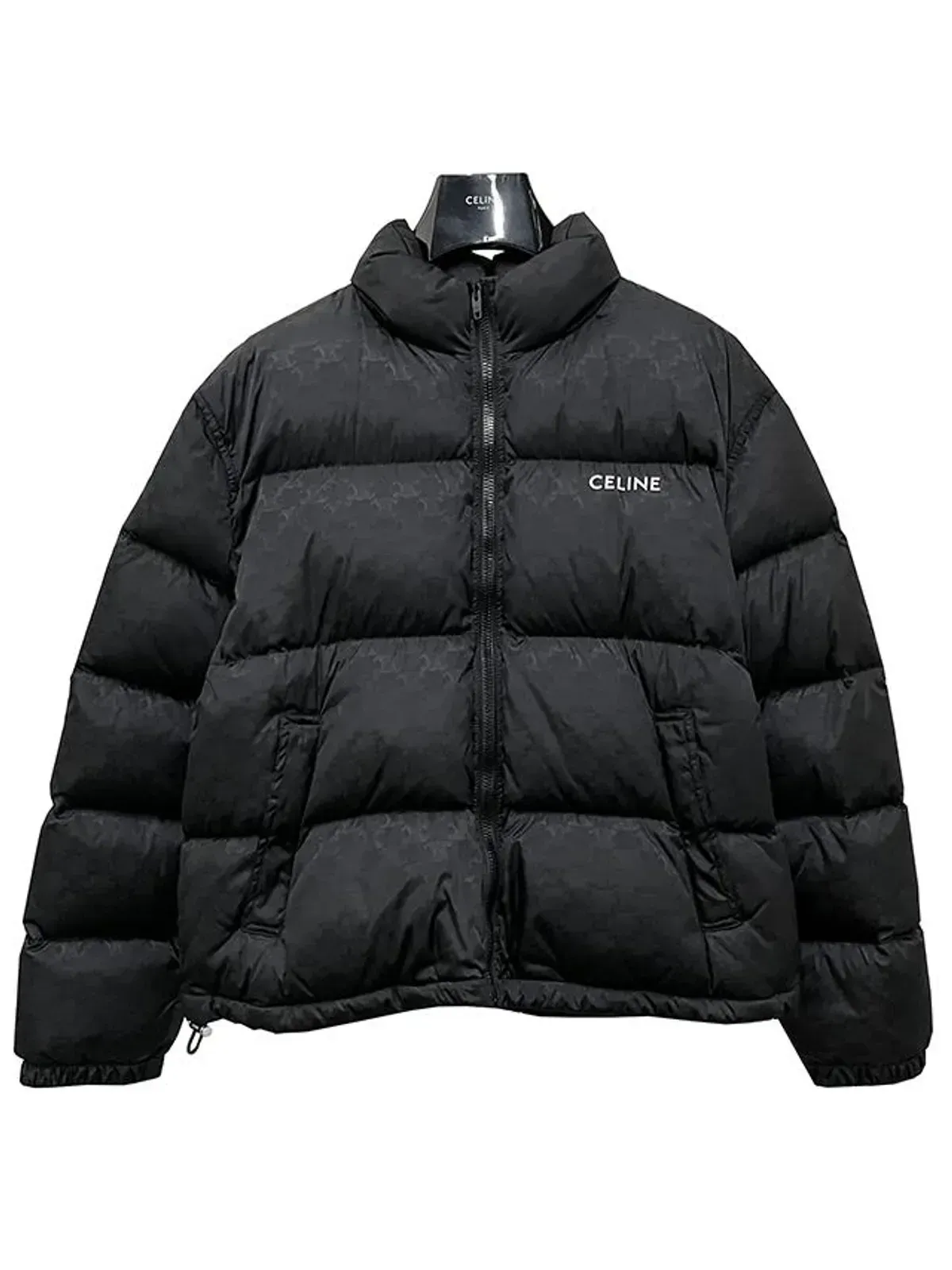 [논현 더팩토리](당일) 25SS 셀린느 트리옹프 나일론 자카드 다운 패딩 자켓 (2W31A795W 38NO)