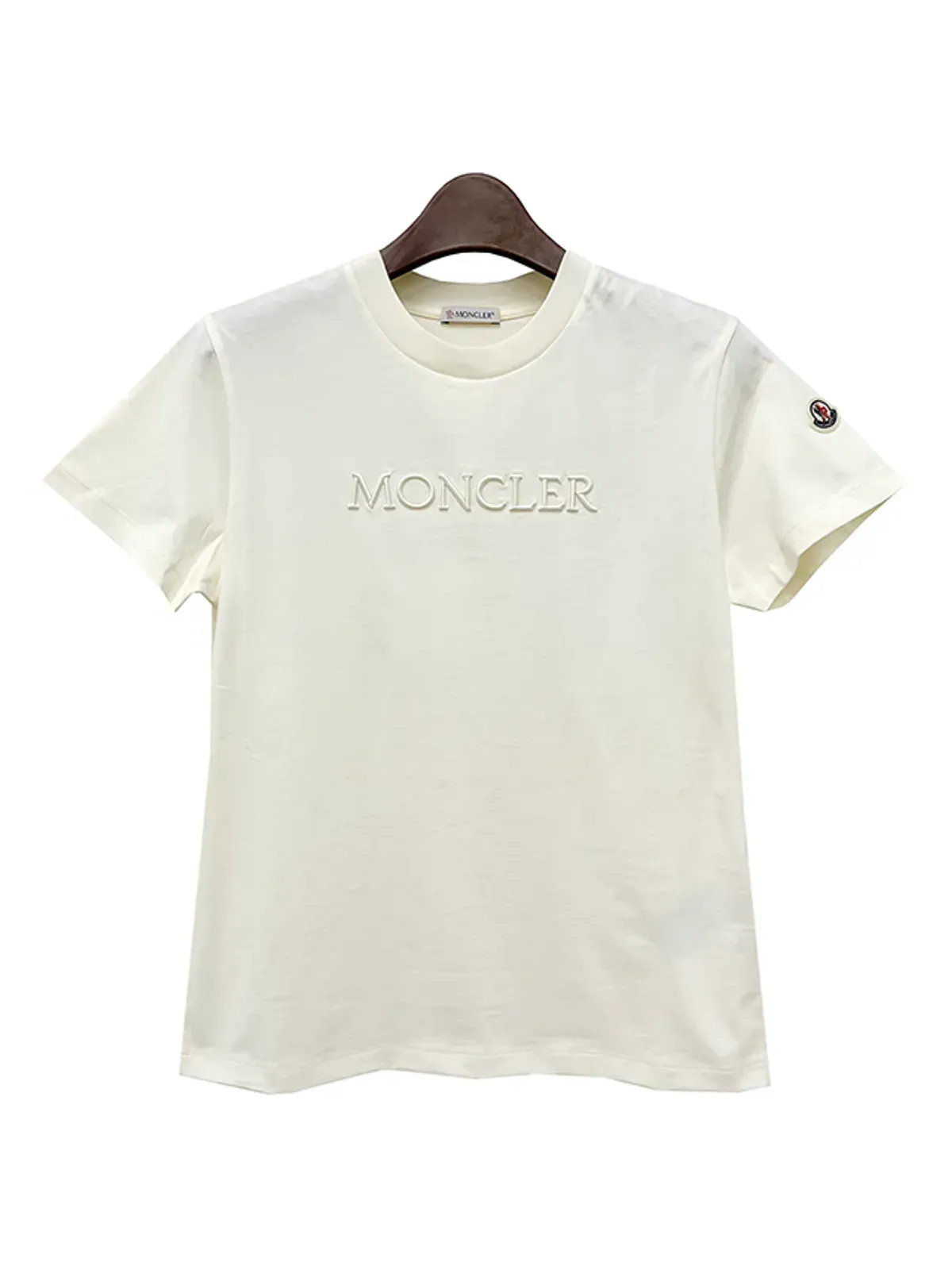 [논현 더팩토리](당일) 25SS 몽클레어 자수 토널 로고 반팔티 (8C00008 89AUO 037)