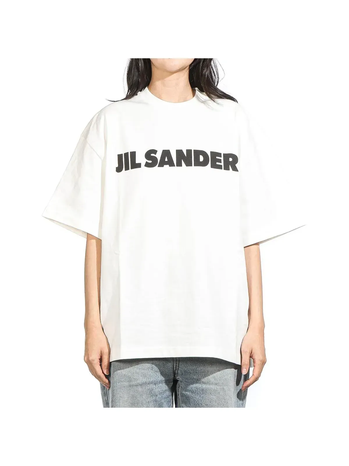 [질샌더] 25SS (J03GC0137 J45148 102) 여성 반팔 티셔츠