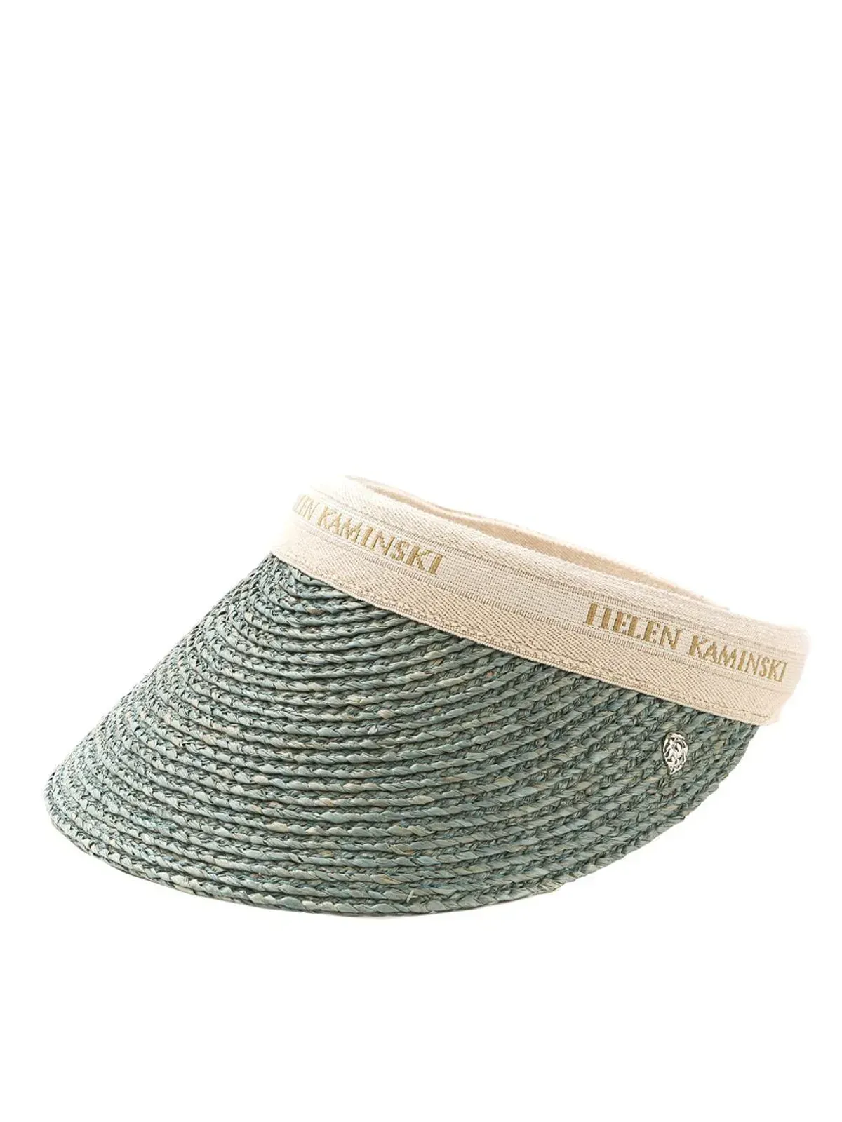 [헬렌카민스키] 25SS (50265 SEAGLASS NATURAL LOGO) 여성 비앙카 바이저 썬캡 모자